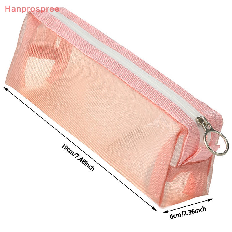 Hanprospree > Túi Đựng Bút Dạng Lưới Trong Suốt Sức Chứa Lớn Tiện Dụng Cho Học Sinh Trung Học
