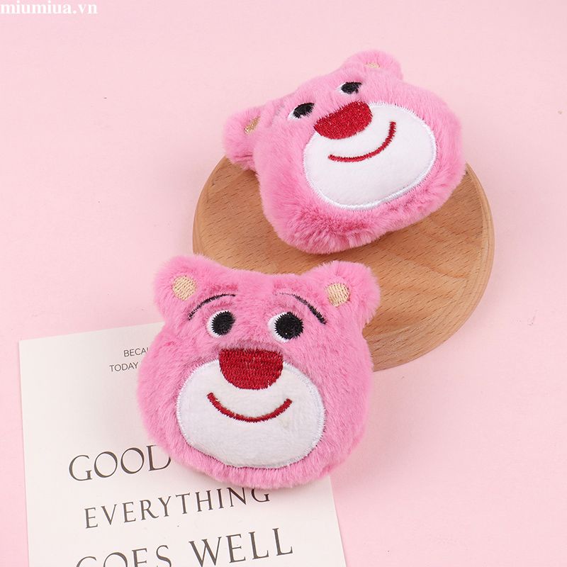 Miumiua🔮Ghim Cài Áo Hình Gấu / Dâu Tây Bằng Bông Dễ Thương Thời Trang Cho Nữ / Trẻ Em