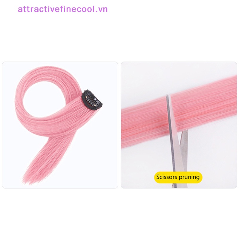 Y2e2noa 60cm Tóc Nối Dài Kẹp Trong Tóc Dài Thẳng Treo Tai Tóc Giả Kẹp Tóc HOT