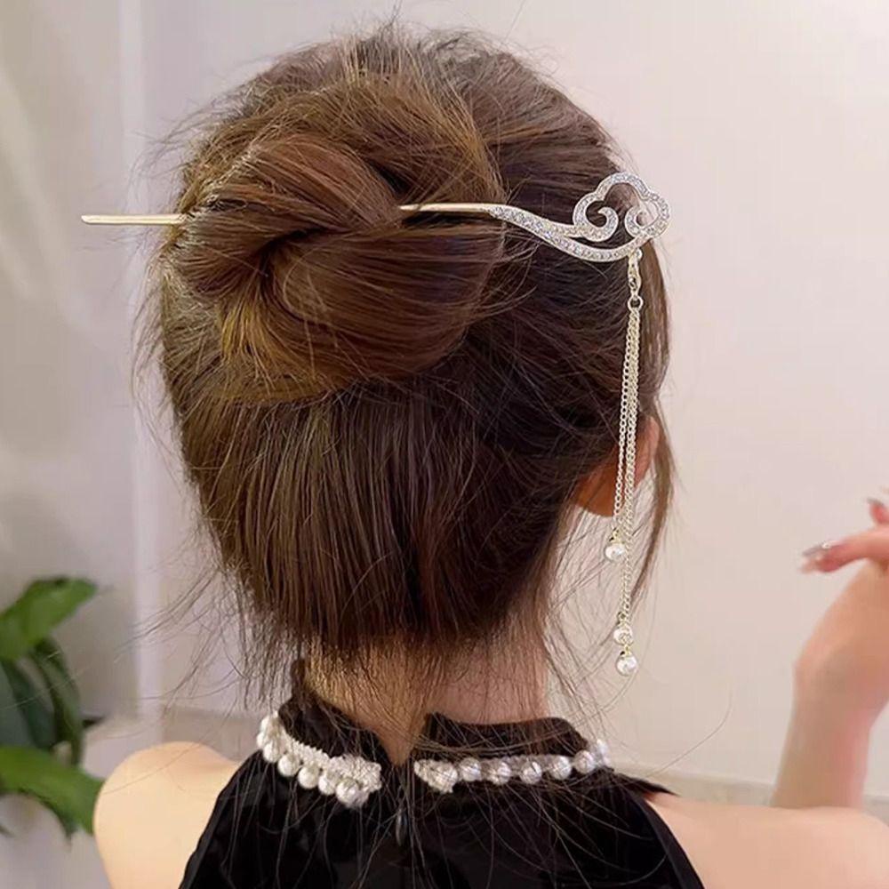Mkeb Trâm Cài Tóc Hình Bướm Đính Đá Phong Cách Trung Hoa Cổ Điển Cho Nữ