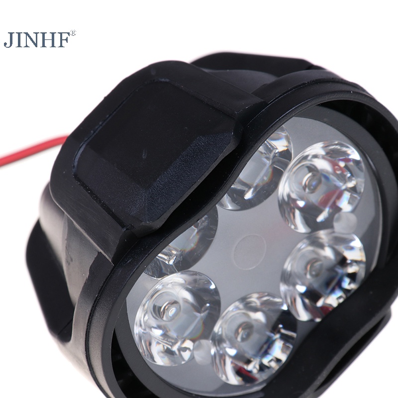 1 Đèn Pha Chống Sương Mù 6 Bóng led drl Cho Xe Hơi Xe Máy