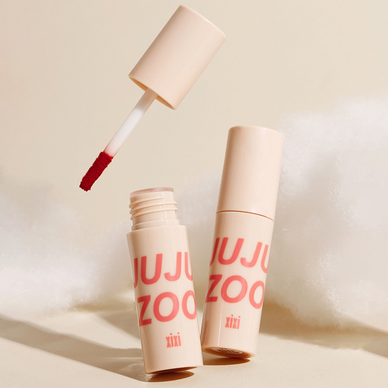 Son bóng Lip Gloss Cải thiện làn da Sản phẩm chăm sóc môi Son môi lâu trôi Son môi nhung Dễ lên màu Mỹ phẩm Matte Lip Gloss Lâu trôi ღ COD