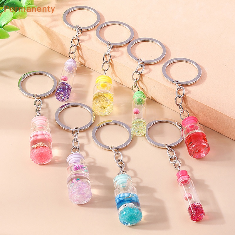 Móc Chìa Khóa Mặt Hình Lọ Điều Ước mini Bằng Kim Loại Dễ Thương