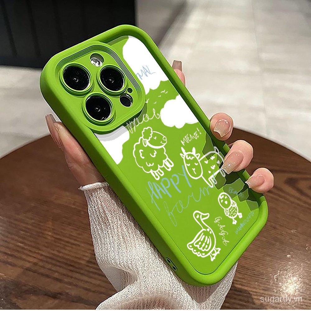 Ốp Điện Thoại Hình Vịt Cho iphone 15promax 15pro 14promax 13promax 15 14 13 12 11 pro max xr xs max 14plus 15plus 7 8 plus