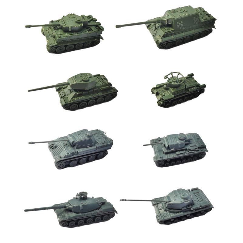 8 Mô Hình Xe Tăng t34 / 85 Tự Lắp Ráp Tỉ Lệ 1: 144