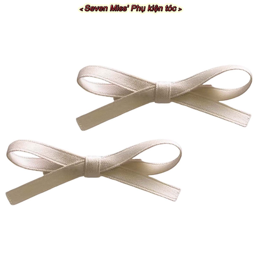 Kẹp Tóc Nơ Ruy Băng Ngọt Ngào Cho Nữ