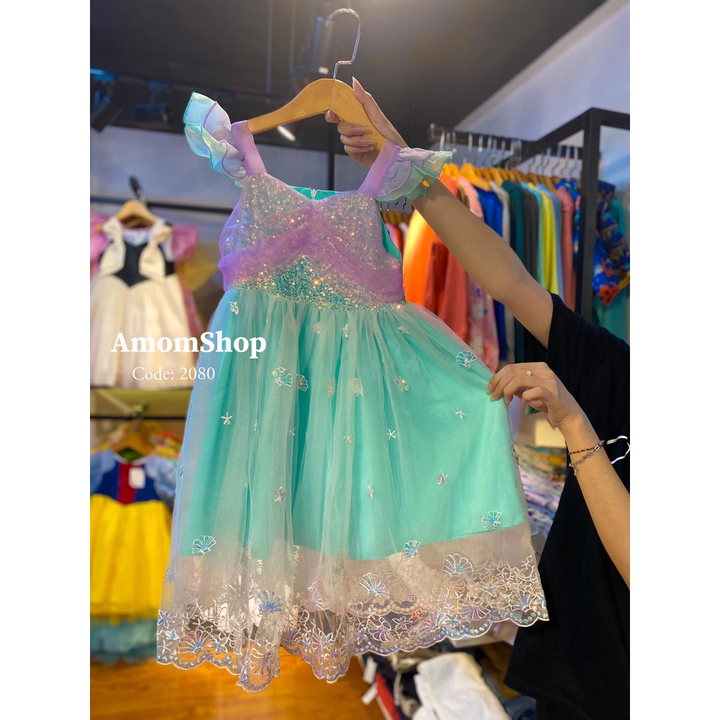 🥳MỚI VỀ ĐẦM CÔNG CHÚA ARIEL VOAN THÊU CAO CẤP XINH ĐẸP ĐÓN LỄ HỘI TRUNG THU ĐÂY Ạ🌸 _VNXK_2080