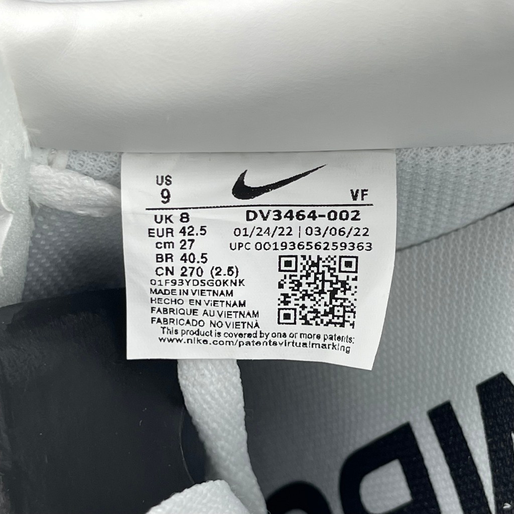 Giày AF1 Low SP Ambush Phantom, AF1 Ambush Trắng Móc Đen -  Than.Shoes
