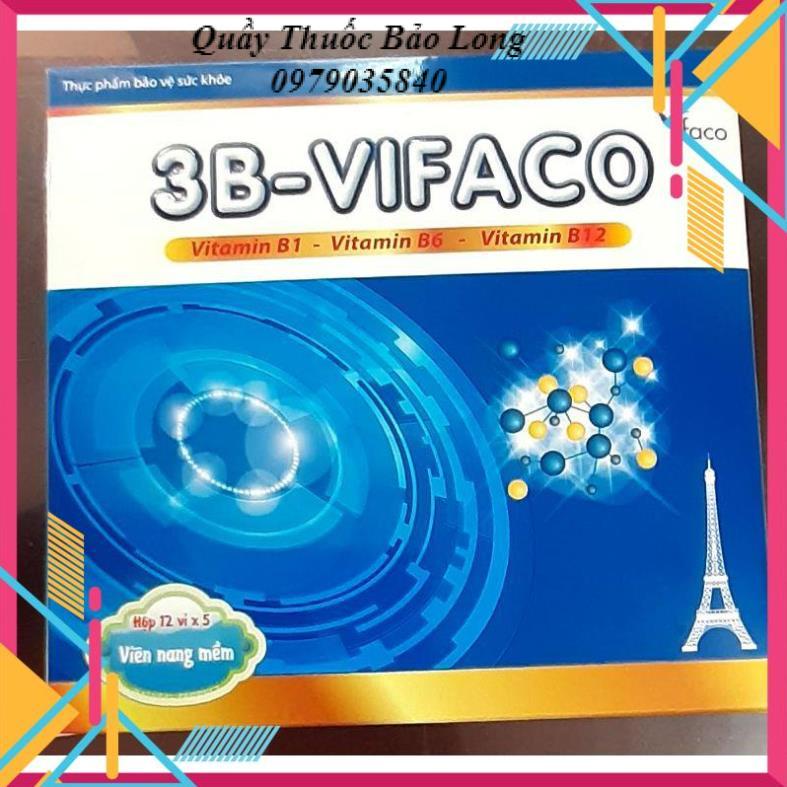 3B-VIFACO BỔ SUNG VITAMIN B1,B6,B12 hộp 12 vỉ×5 viên