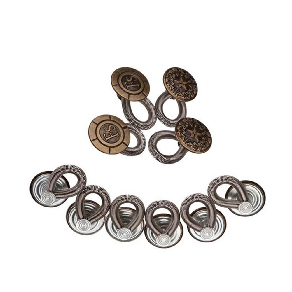 Dây Thắt Lưng Co Giãn Có Nút Kim Loại Tháo Rời Được Dành Cho Quần Jean Co Giãn x5p4