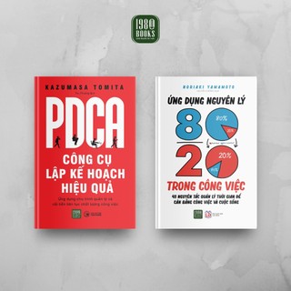 Sách - Combo PDCA Công Cụ Lập Kế Hoạch Hiệu Quả + Ứng Dụng Nguyên Lý 80/20 Trong Công Việc