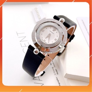 Đồng hồ nữ chính hãng Versace Eon - Máy quartz pin Thụy Sĩ - Kính Sapphire - Dây da Chính Hãng