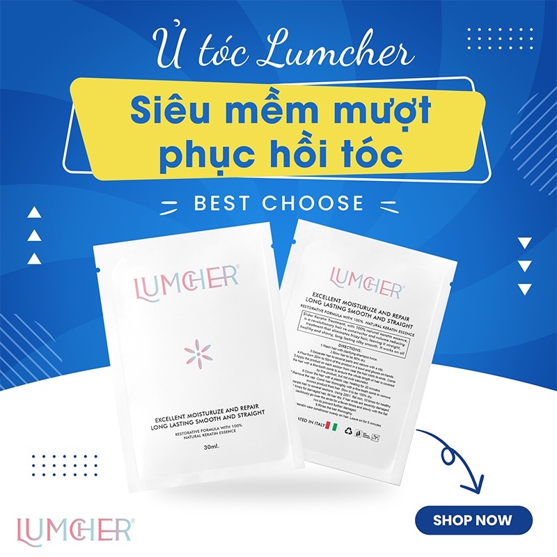 Hấp Ủ Tóc Lumcher Phục Hồi Chuyên Sâu | Dành cho tóc hư tổn sau khi sử dụng hóa chất Uốn, Ép, Nhuộm SWAN STORE