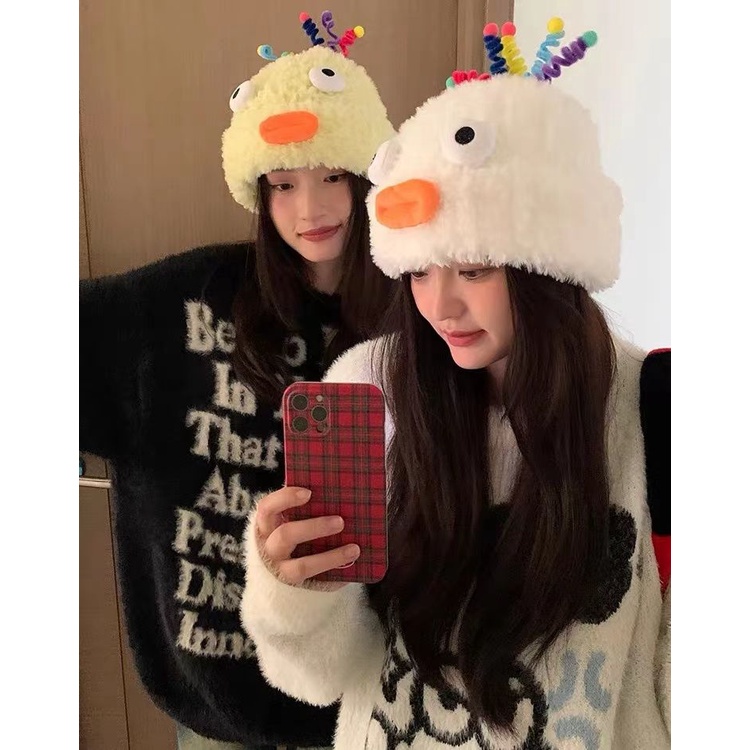 Mũ Len Trùm Tai Giữ Ấm Dễ Thương Cho Nữ Cxbpi01.vn105