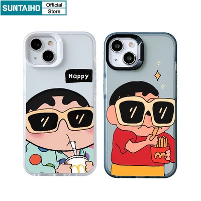 Suntaiho ốp lưng iphone hài hước Trong Suốt In Hình Kính mát ngầu Ốp Điện Thoại Silicone Mềm Nhám Chống Sốc Cho iphone 15 14 12 13 11 pro max ip 7 8 plus x xs xr xsmax