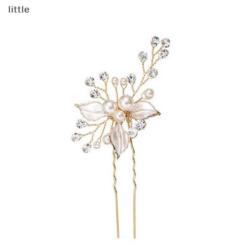 Vnlittle Lược Cài Tóc Đính Ngọc Trai Và Kim Cương Giả Sang Trọng Cho Cô Dâu