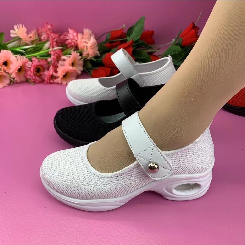 Giày Khiêu Vũ latin Đế Mềm Gót Thấp Thời Trang Mùa Hè 2023 Cho Nữ Trung Niên