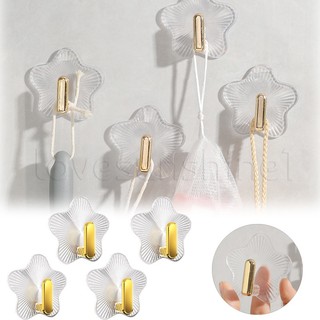 Móc Treo Đồ Gắn Tường Bằng acrylic Trong Suốt Hình Ngôi Sao / Mũ / Chìa Khóa Đa Năng