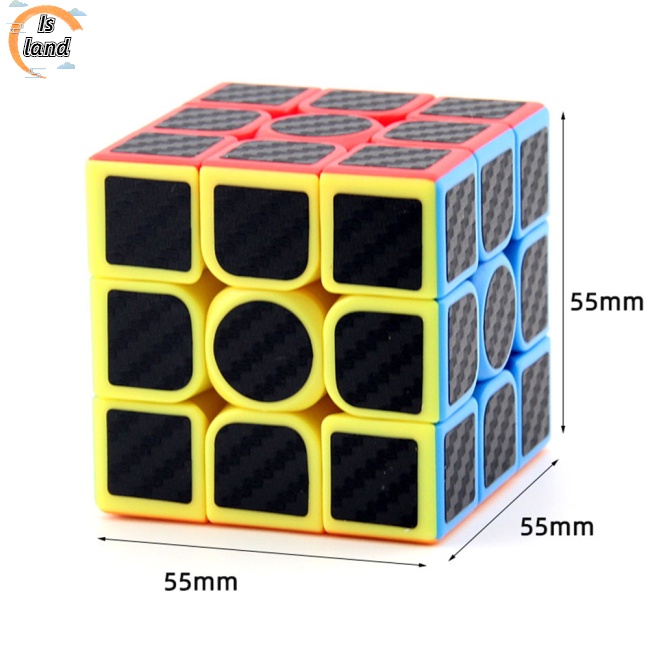 Khối Lập Phương Bằng Sợi carbon 3x3 Đồ Chơi Xếp Hình Tốc Độ Cao Cho Bé