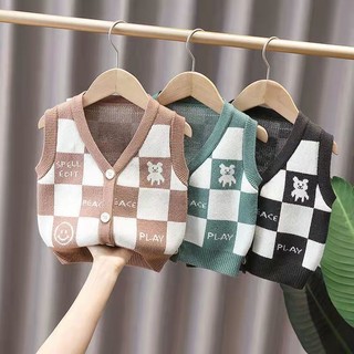 Phli Áo Khoác cardigan Dệt Kim Giữ Ấm Thoải Mái Thời Trang Xuân Thu 2023 Cho Bé Trai Và Bé Gái áo gile len áo len bé trai áo len cho bé đồ bé trai hàn quốc áo len cho bé trai áo gile bé trai áo gile cho bé trai áo len cho bé sơ sinh áo len trẻ em áo gile