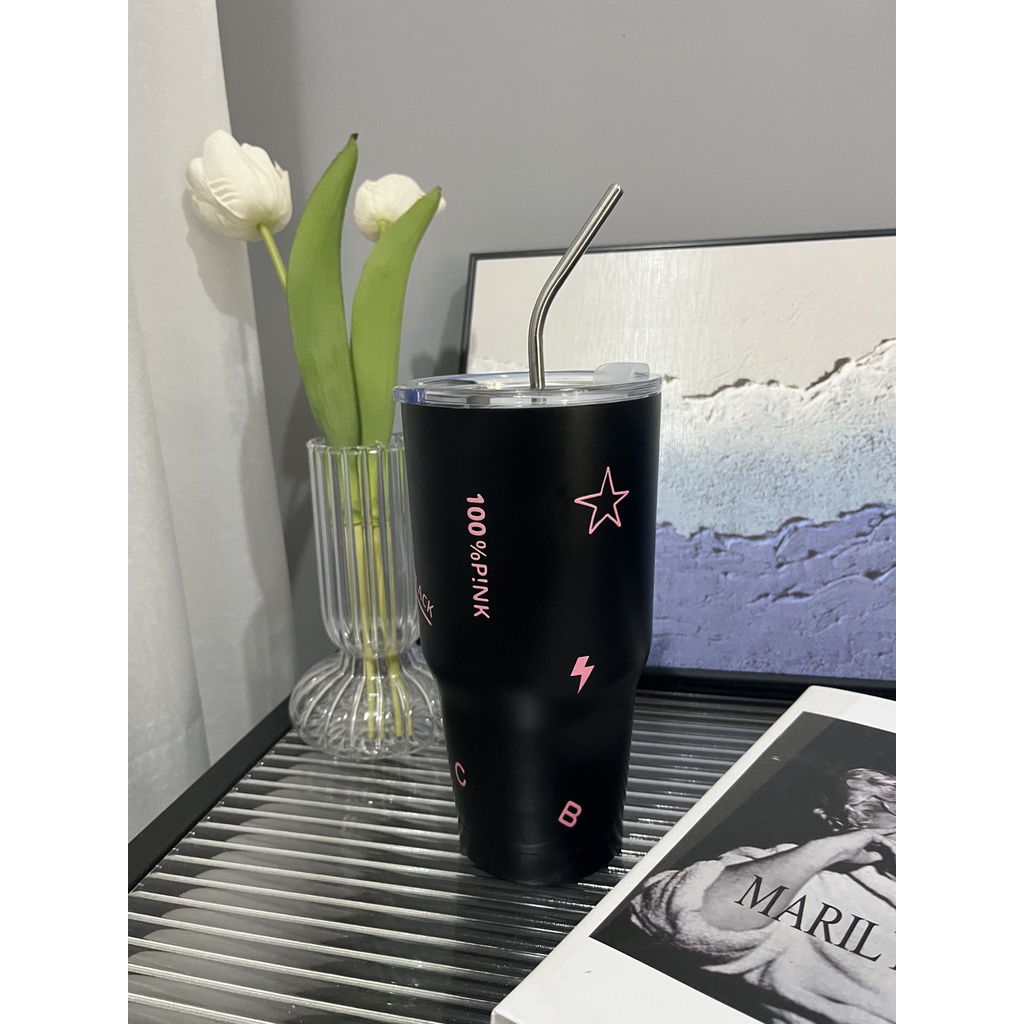 Bình Nước Cỡ Lớn Đa Năng In Hình blackpink Xinh Xắn Tiện Dụng Cho Nam Và Nữ