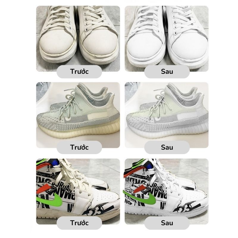 Chai Bình Xịt Tạo Bọt Tẩy Trắng Giày Sneaker - Bọt Tuyết Siêu Sạch