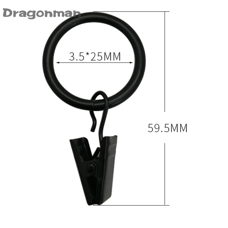 Set 40 Vòng Kẹp Rèm Cửa Chống Gỉ Sét 1 inch Phong Cách vintage