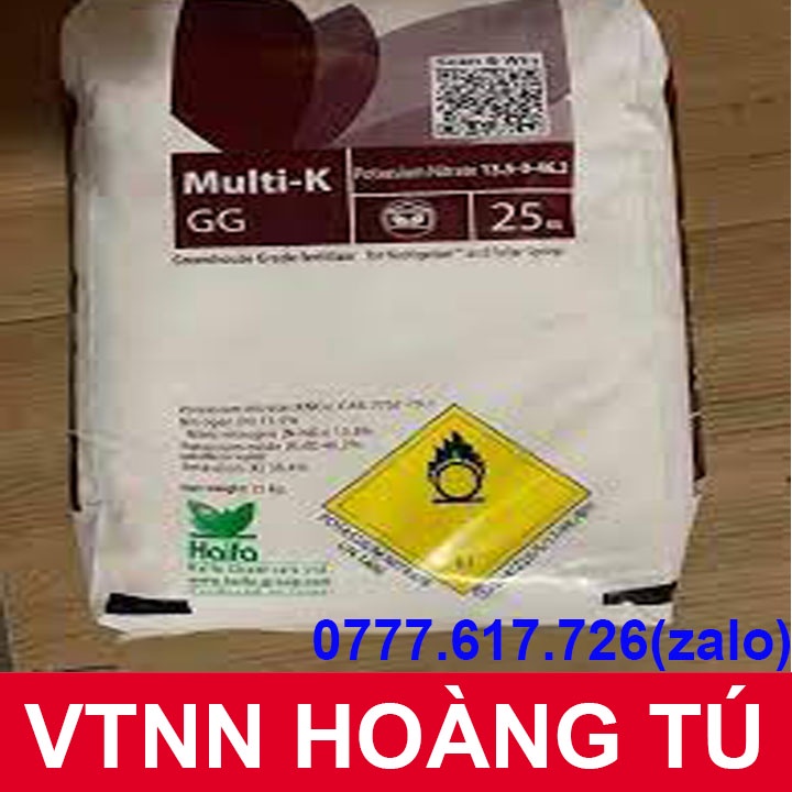 Phân bón Potassium nitrate HAIFA  N: 13%; K2O: 46% gói 1 kg