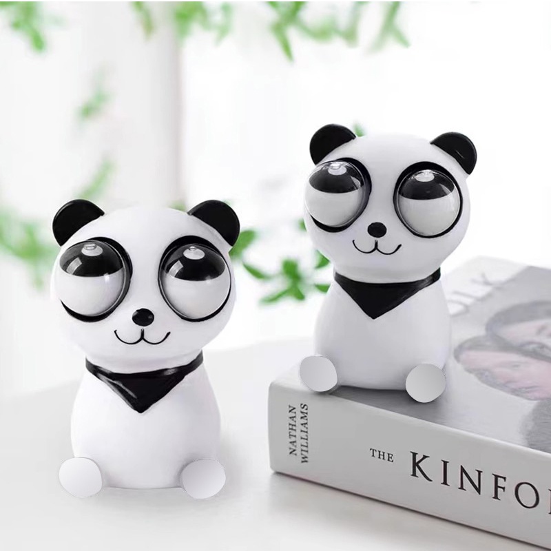 Staring Panda Super Fun Stress Relief Toys Squeeze Toy for Kids Squishy Doll