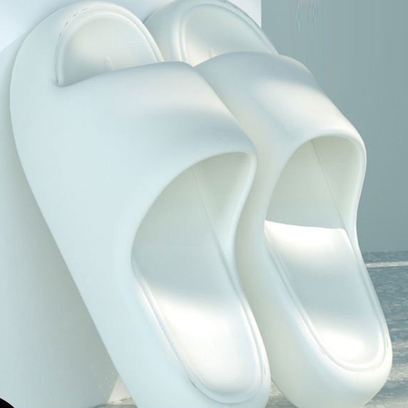 BẠCH LỘC ĐẠI NHÂN✨Dép nữ đi trong nhà  chống trơn trượt màu trơn cho phòng tắm gia đình