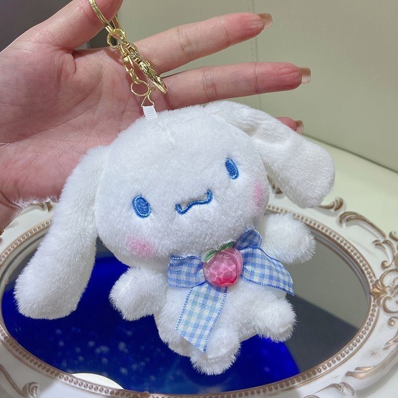 Móc Khóa Nhồi Bông Hình sanrio kuromi Cinnamoroll melody Dễ Thương