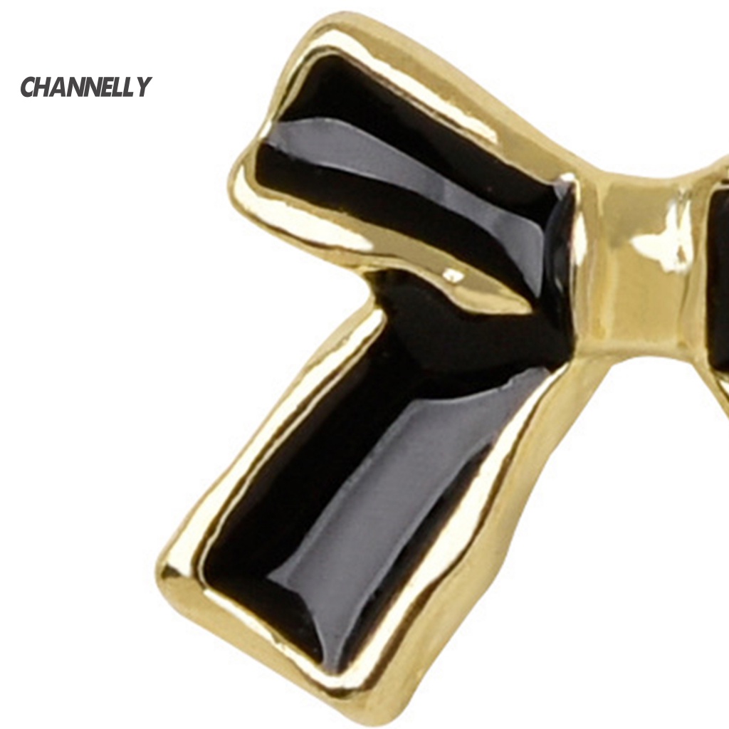 Channel Set 10 Phụ Kiện Trang Trí Cửa Hàng An Toàn Màu Trắng Đen Sáng Bóng Dễ Dán