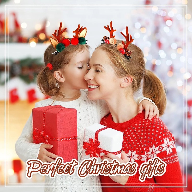 Kẹp Tóc Hoạt Hình Phong Cách Giáng Sinh Cho Nữ