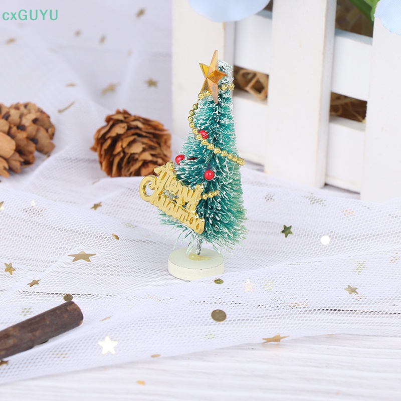 1 Cây Thông Giáng Sinh Mini 1: 12 Chữ Cái Trang Trí Nhà Búp Bê prta