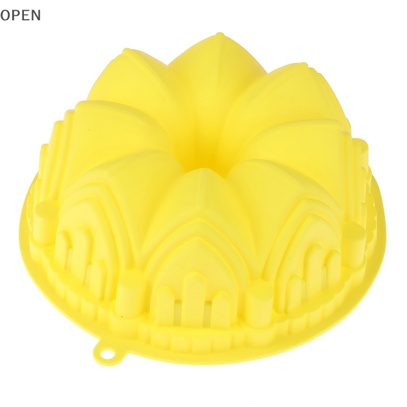 1 Bộ Khuôn Làm Bánh Bằng Silicon Chống Dính Hình Lâu Đài diy vn