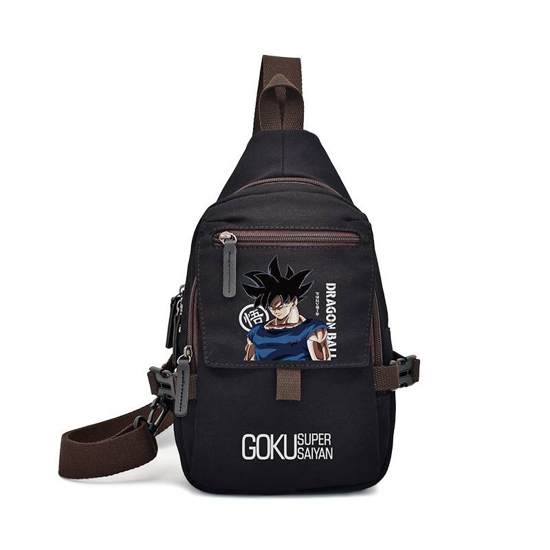 Yg Túi Đeo Chéo Ngực Vải canvas Cỡ Lớn In Hoạt Hình one piece naruto attack on titan Thời Trang Cá Tính Cho Nam