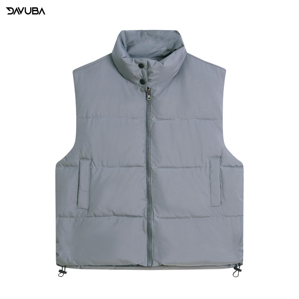 Áo phao Gile DAVUBA bông nhồi túi sườn form boxy SM039