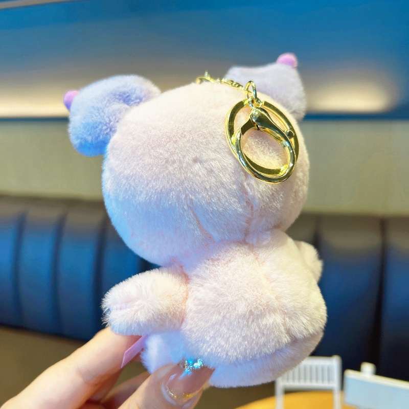Móc Khóa Hình Búp Bê kuromi Hoạt Hình Nhồi Bông Đáng Yêu