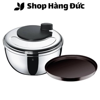 Rổ quay rau wmf gourmet saladschleuder inox, rổ vắt rau thông minh, sạch sẽ, chất liệu inox, nhập đức, shop hàng đức