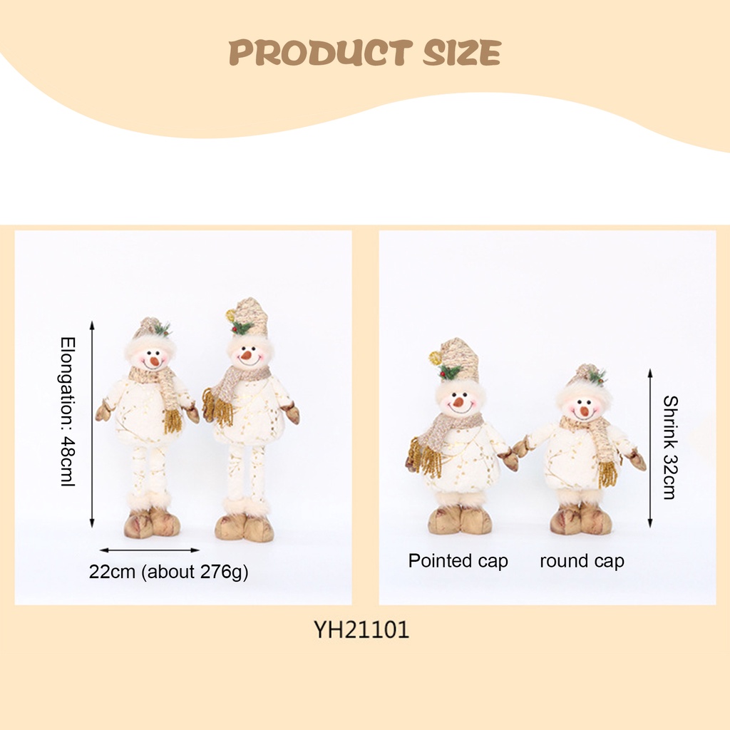 Búp Bê Người Tuyết Nhồi Bông Dễ Thương