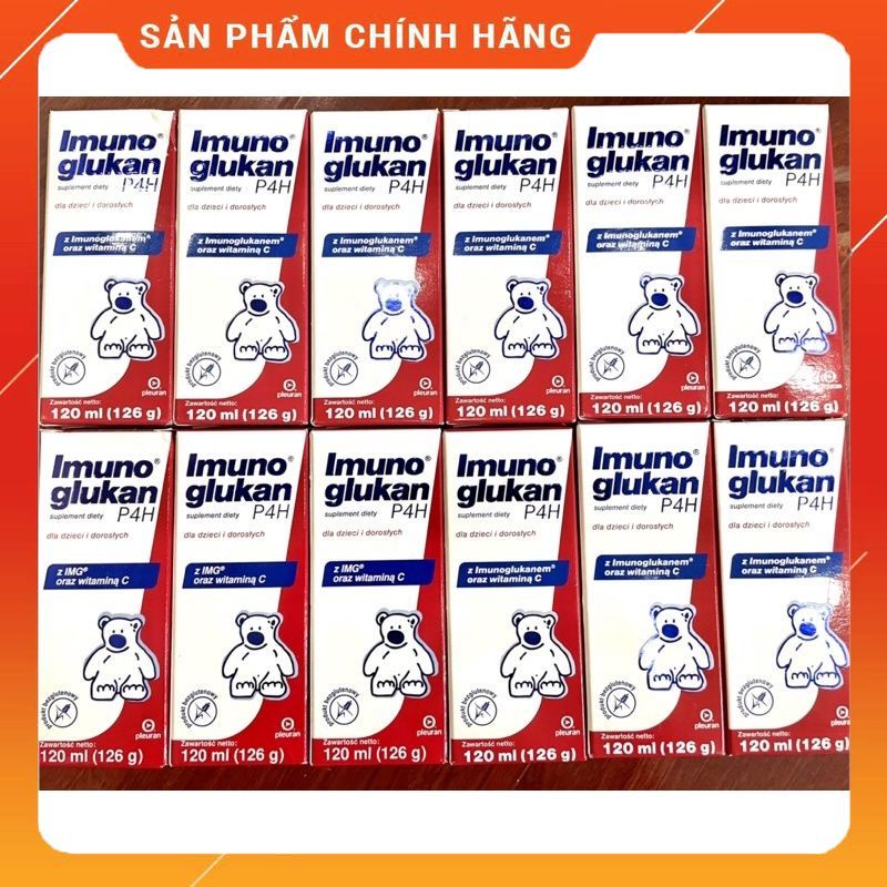 Tăng cường sức đề kháng Imunoglukan P4H cho Bé
