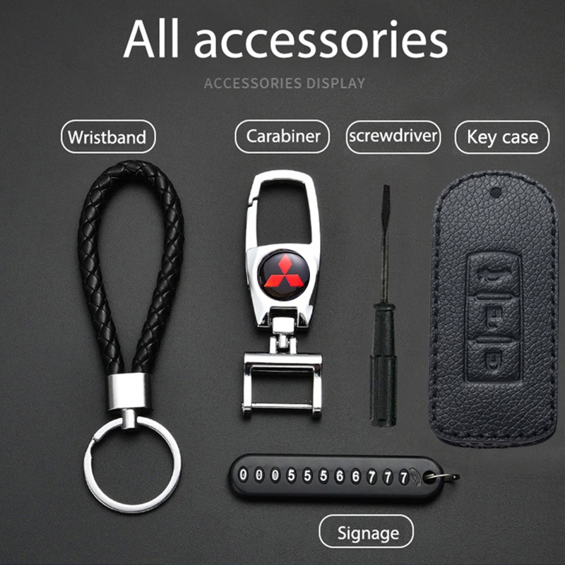 Bọc chìa khoá MITSUBISHI Xpander, Outlander, Triton, Attrage, Pajero Sport