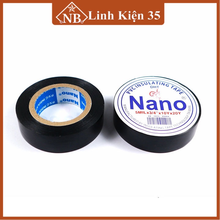 Băng dính điện nano màu đen rộng 17mm