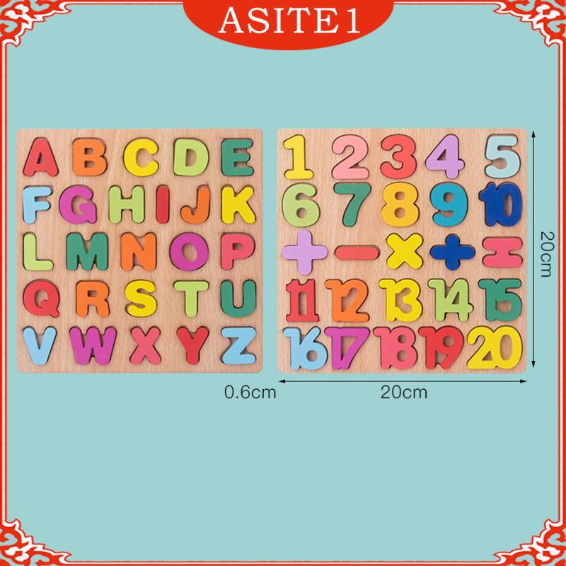 Bộ 2 Bảng Đồ Chơi Xếp Hình Chữ Cái Và Số Giáo Dục montessori Cho Bé