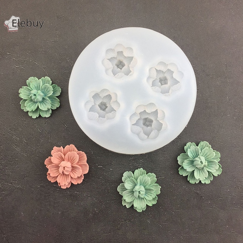 1 Khuôn Làm Bánh Bằng silicone Hình Hoa Anh Đào mini diy