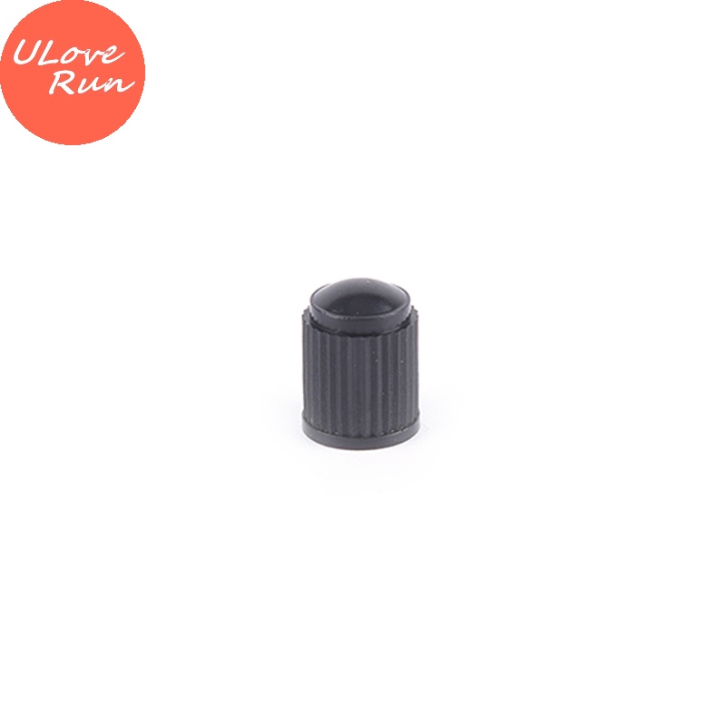 Uloverun Set 100 Nắp Van Bánh Xe Đạp / Xe Máy Bằng Nhựa Màu Đen vn