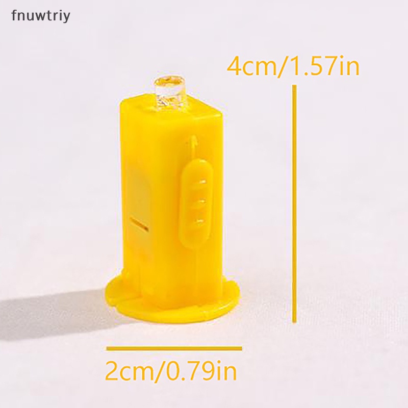 Bóng Đèn led mini Bằng Giấy Dùng Trang Trí halloween Có Công Tắc Nhấn Điện