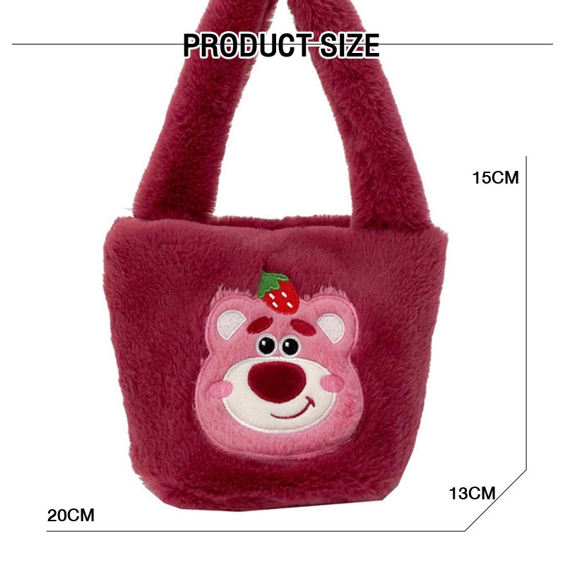 Yaniao Túi Xách Đeo Vai Nhồi Bông Kiểu Hoạt Hình Nhật Bản Đáng Yêu Dành Cho Bé Gái