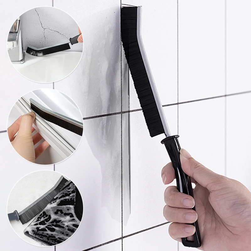 Thiết bị vệ sinh gia dụng / Khớp nối gạch vệ sinh Dụng cụ làm sạch cứng góc chết / Bàn chải làm sạch khoảng cách phòng tắm / Bàn chải làm sạch khe hở cửa sổ nhà bếp