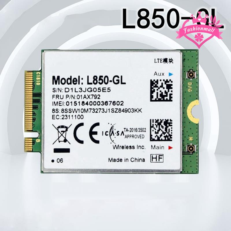 Thẻ wifi l850 gl + 2 Mô Đun ngff m.2 Thay Thế Cho lenovo thinkpad t580 x280 l580 t480s t480 p52s